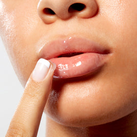 Mario Badescu Lip Mask applied on lips