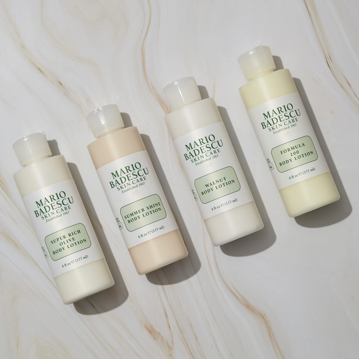 Mario Badescu lotion bottle side view