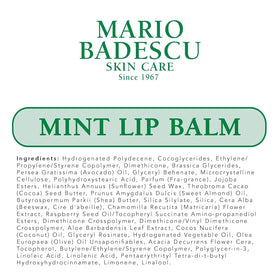 Mario Badescu Mint Lip Balm texture close-up