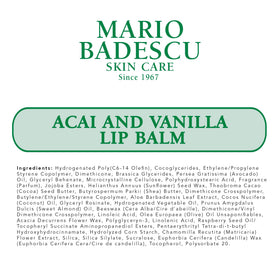 Mario Badescu Moisturising Acai and Vanilla Lip Balm lifestyle scene