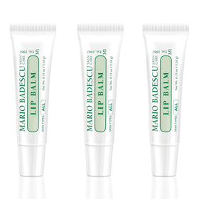Mario Badescu Moisturizing Lip Balm 3 Pack with coconut oil and shea butter
