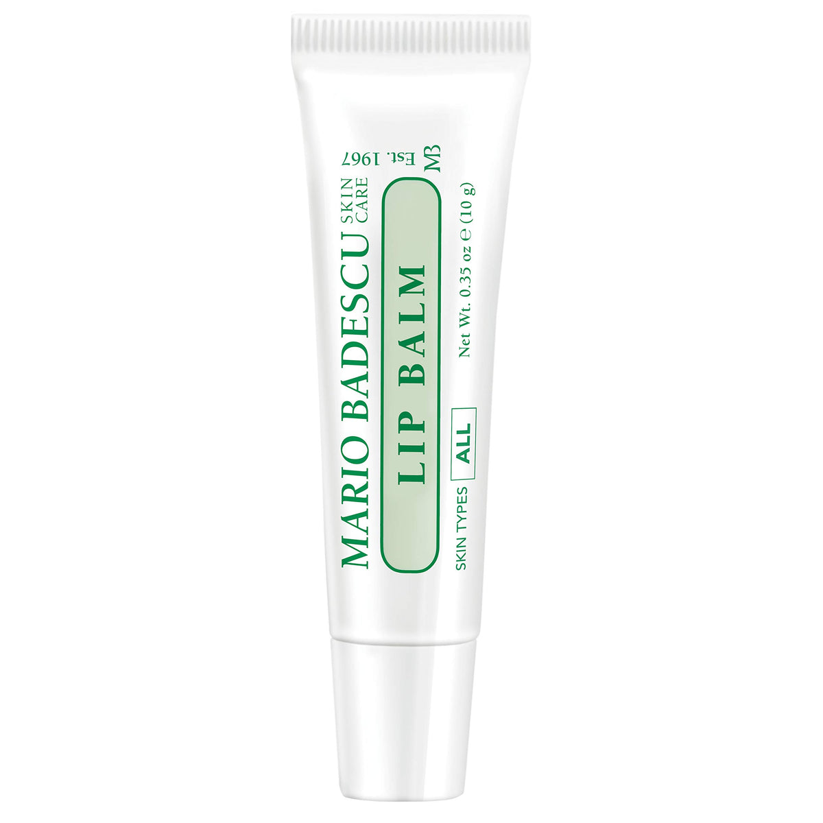 Mario Badescu Moisturizing Lip Balm front view with packaging
