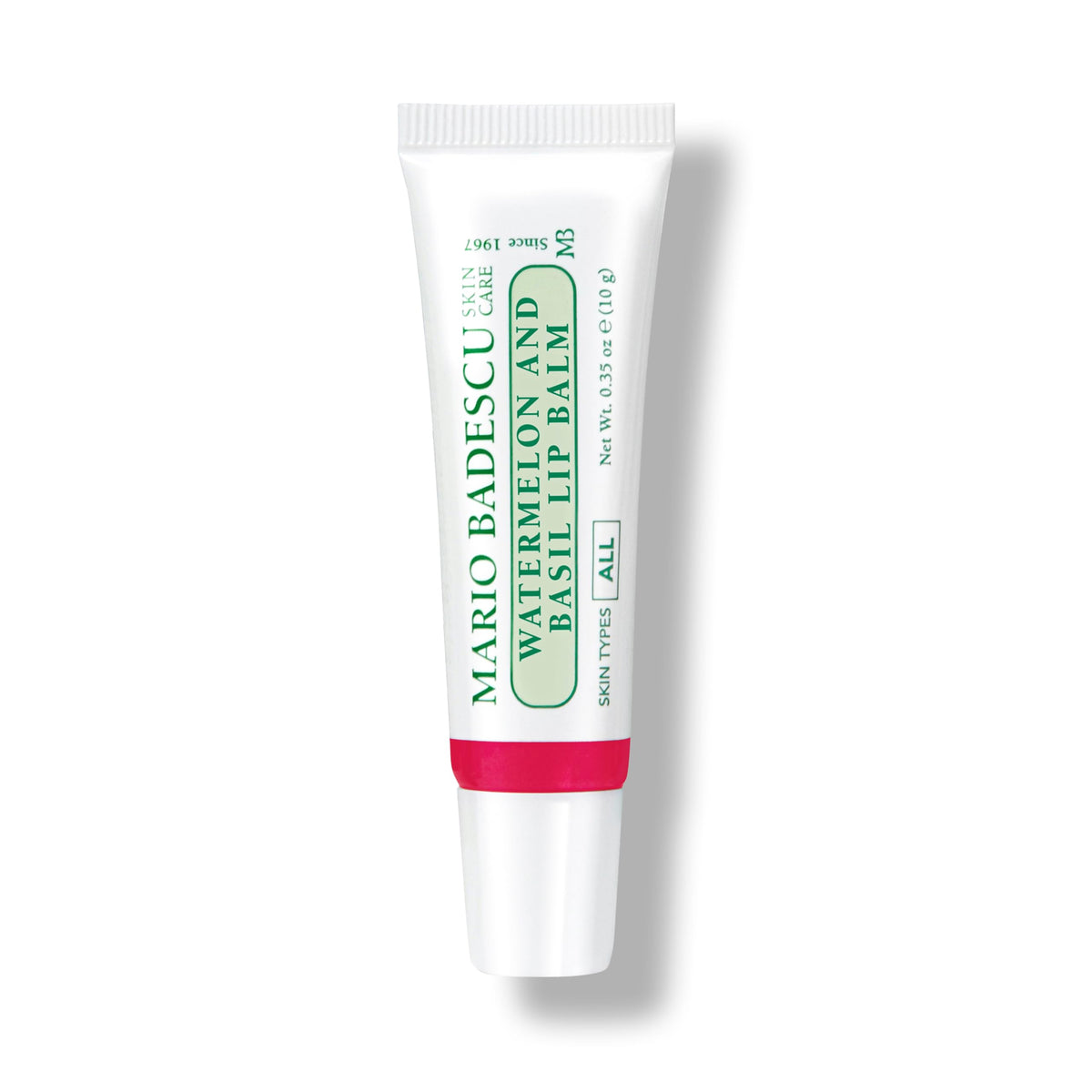 Mario Badescu Moisturizing Watermelon & Basil Lip Balm front view