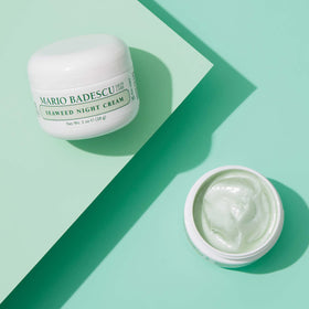 Mario Badescu Seaweed Night Cream application on skin