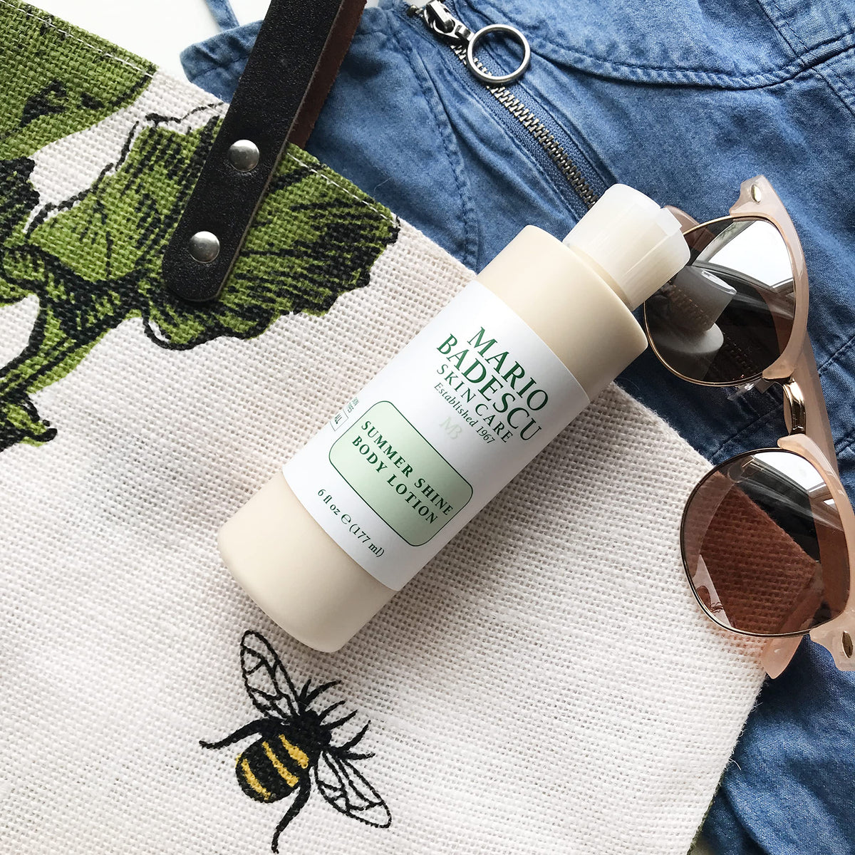 Mario Badescu Summer Shine Body Lotion texture close-up