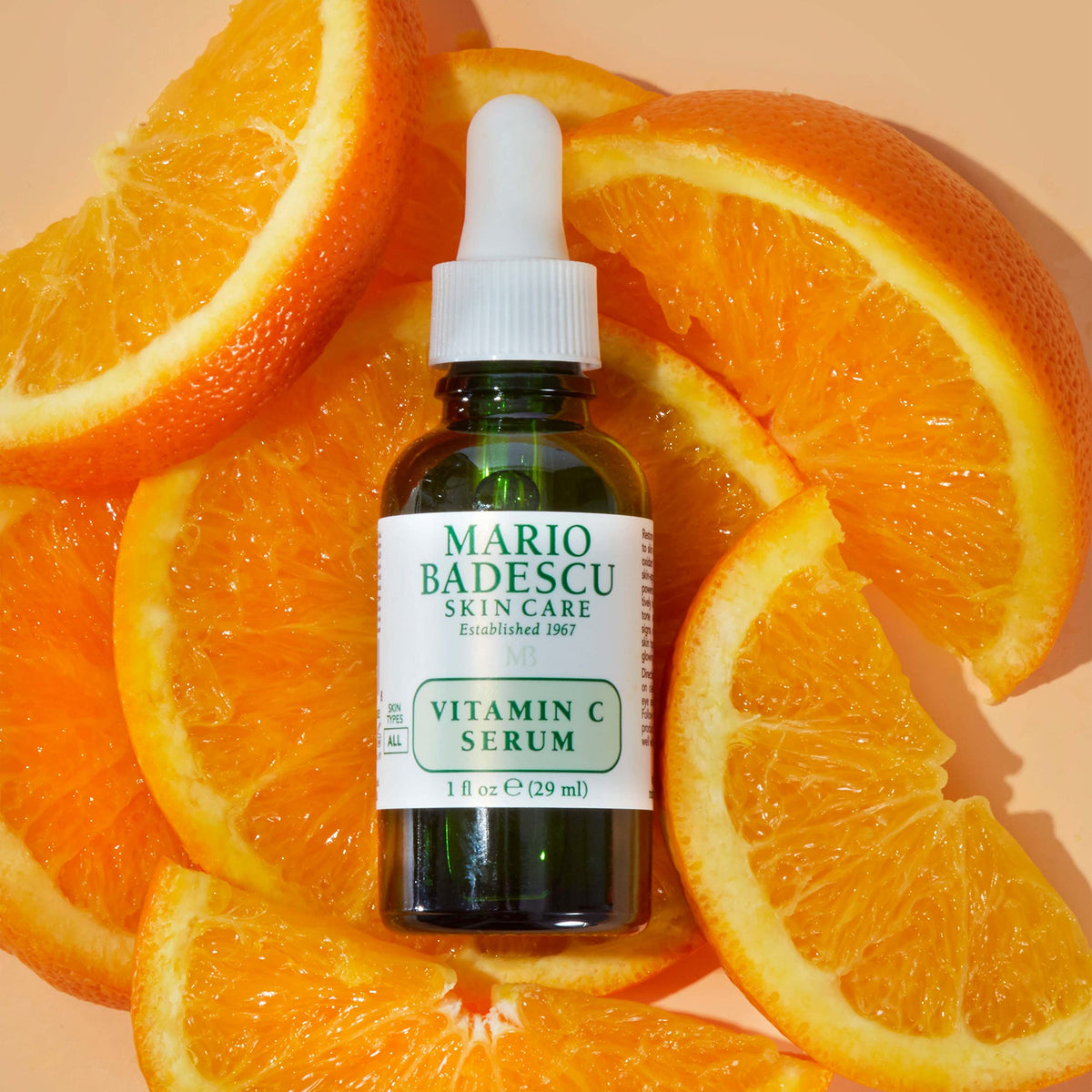 Mario Badescu Vitamin C Serum application on skin