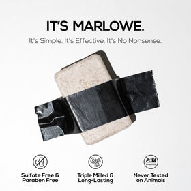 MARLOWE. Body Scrub Soap Bar with natural ingredients