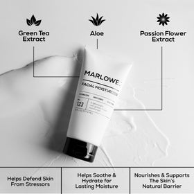 MARLOWE. Facial Moisturizer for Men 6 oz side view
