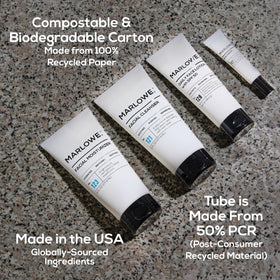 MARLOWE. Men's Skin Care Gift Set with grooming accessories