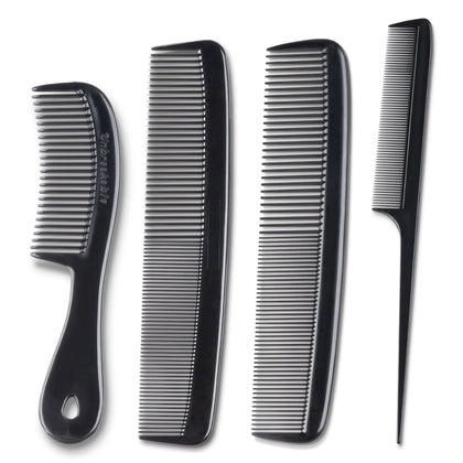 MARS WELLNESS 4 Piece Comb Set front view with all combs displayed