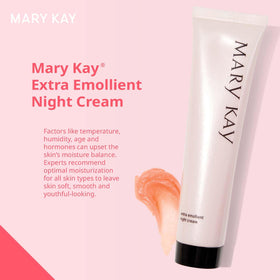 Mary Kay Extra Emollient Night Cream 2.1 oz texture close-up
