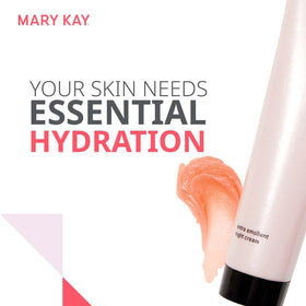 Mary Kay Extra Emollient Night Cream 2.1 oz with water for hydration