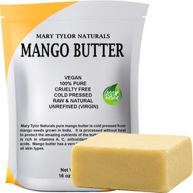 Mary Tylor Naturals Pure Shea Butter 2 lb front view in resealable pouch