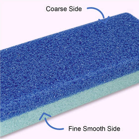 MARYTON pumice stone in hand demonstrating size