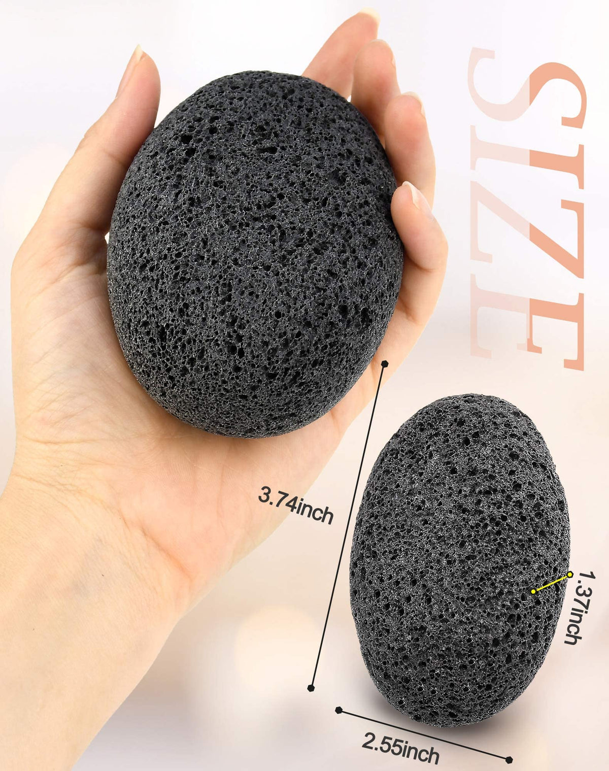 MARYTON pumice stone next to foot care products