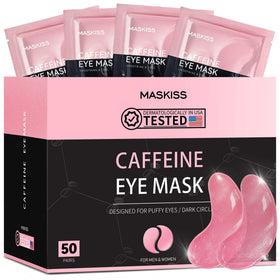 Maskiss Under Eye Patches front view with packaging