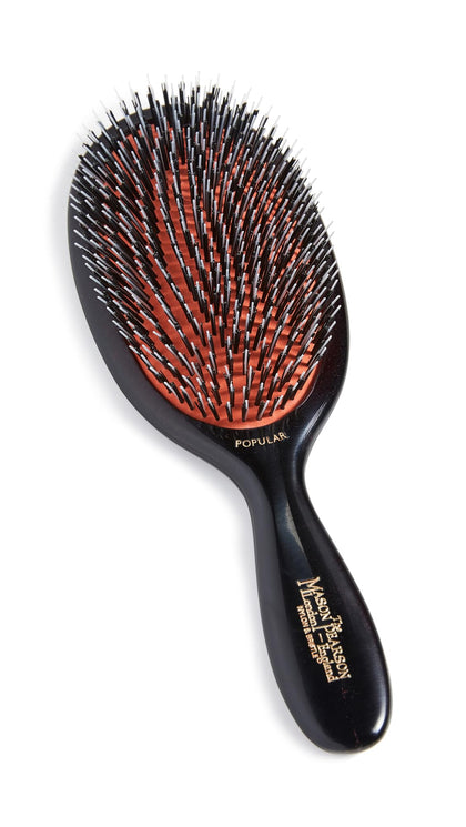 Mason Pearson Popular Mixture Hair Brush front view