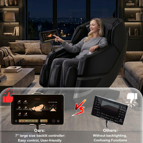 MassaMAX MT339 4D Massage Chair back view