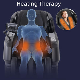 MassaMAX MT339 4D Massage Chair showing foot rollers