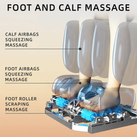 MassaMAX MT398 4D Massage Chair demonstrating full-body airbag system