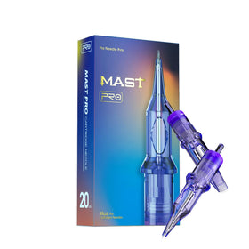 MAST TATTOO 20Pcs Bugpin Round Shader Needles front view