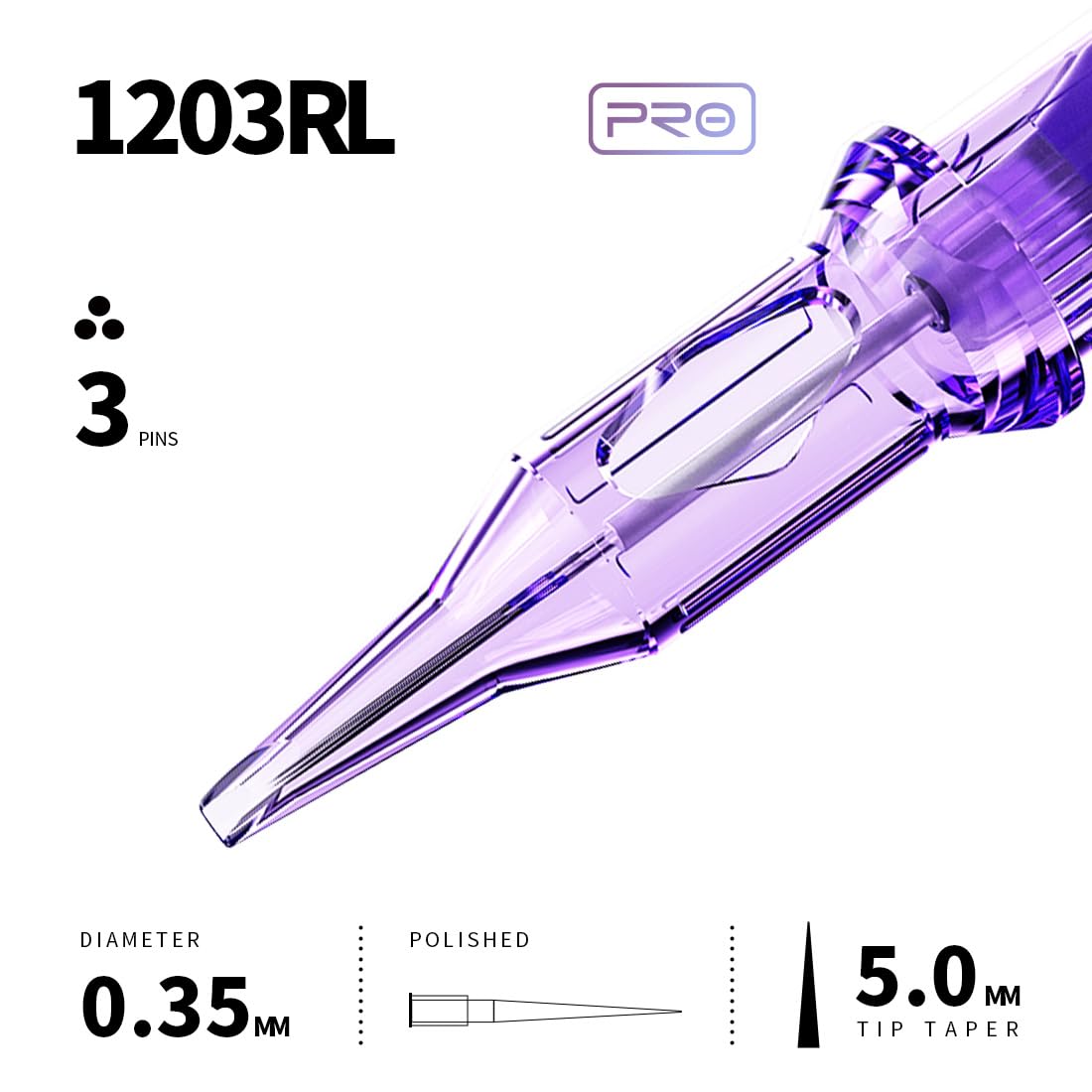 MAST TATTOO Pro Cartridge Tattoo Needles in use on skin