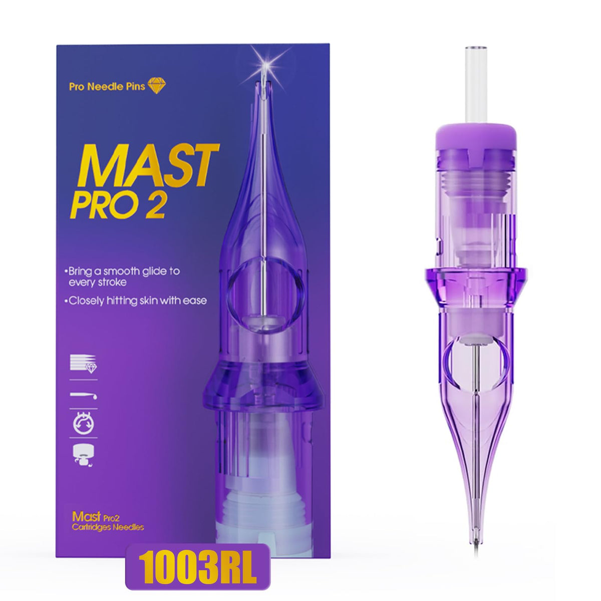 MAST TATTOO Pro2 Tattoo Cartridge Needles front view packaging