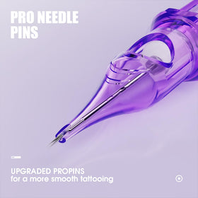 MAST TATTOO Pro2 Tattoo Needles Cartridges showing needle tips