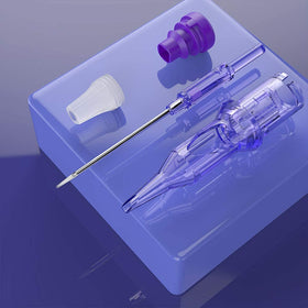 MAST TATTOO tattoo cartridges next to tattoo machine