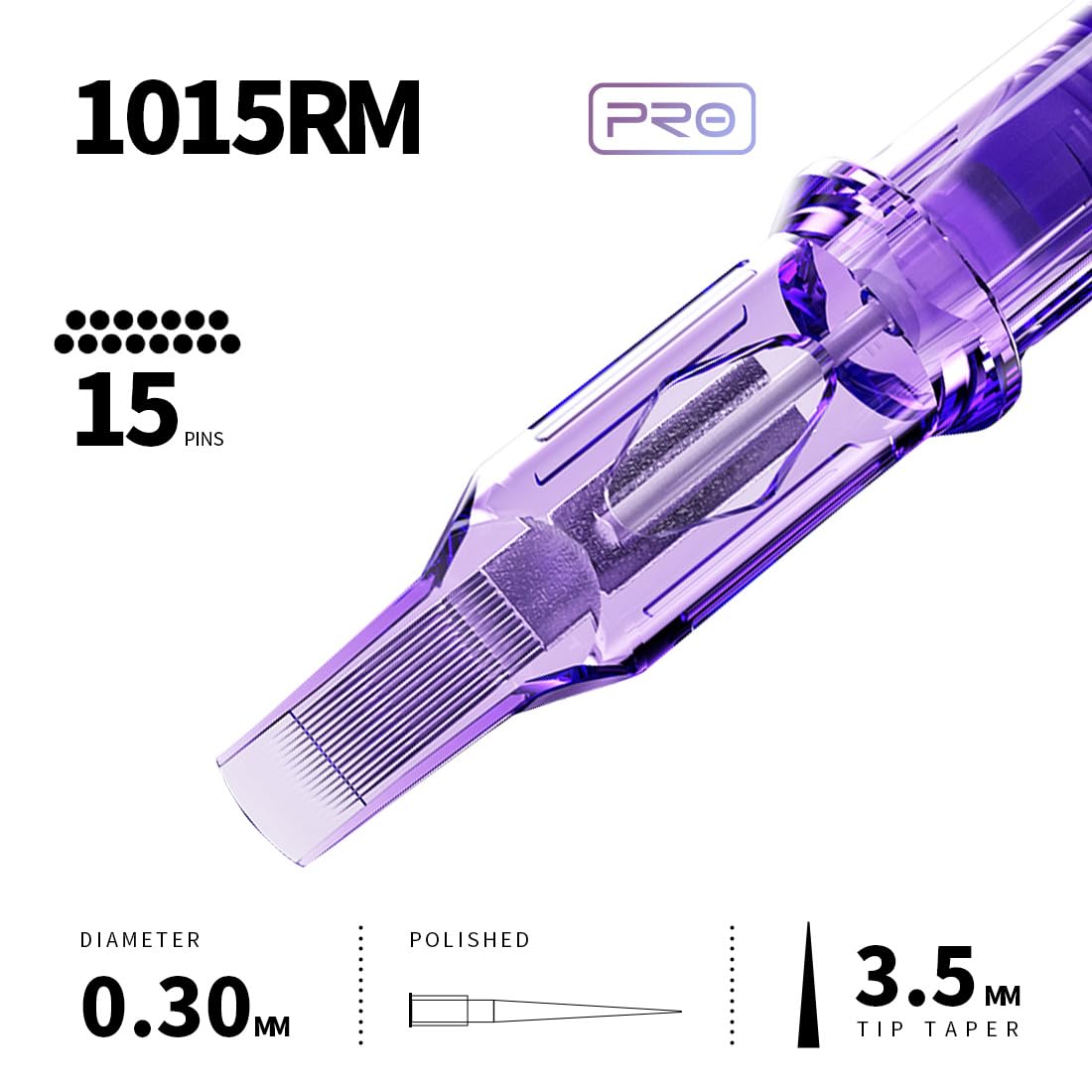 MAST TATTOO Tattoo Cartridges with various needle sizes