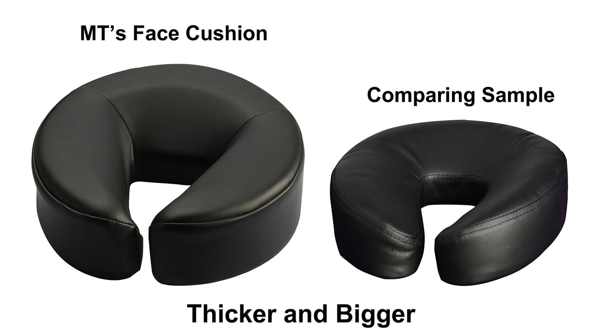 Master Massage Equipment face cushion black in salon setting