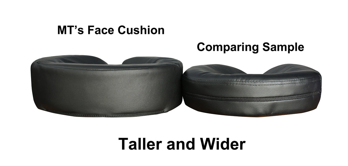 Master Massage Equipment Face Cushion on a massage table