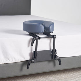 Master Massage Mattress Top Massage Kit adjustable headrest in use