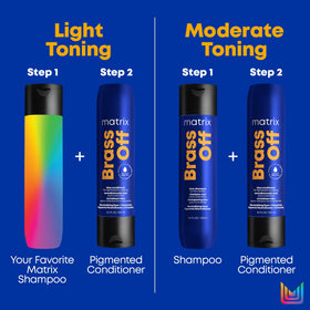 MATRIX Brass Off Blue Shampoo 1080g packaging details