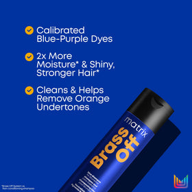 MATRIX Brass Off Blue Shampoo 1080g with pump
