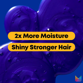 MATRIX Brass Off Blue Shampoo 340g in bathroom setting