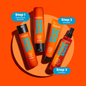 MATRIX Mega Sleek Conditioner with shea butter ingredient focus