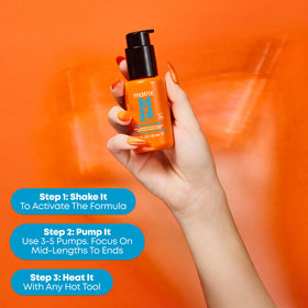 MATRIX Mega Sleek Topcoat Serum packaging details