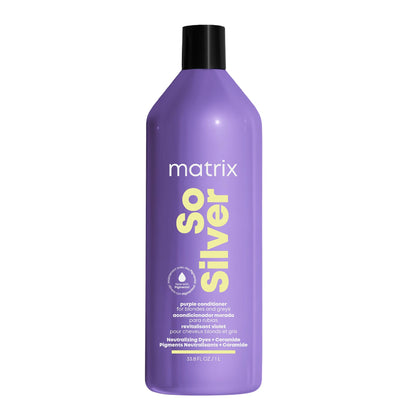 MATRIX So Silver Purple Conditioner 33.8 Fl Oz front view