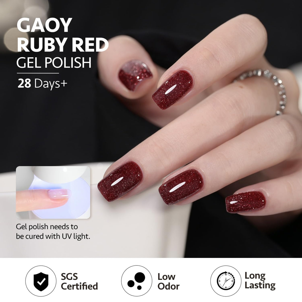 Matte top coat finish of GAOY gel polish