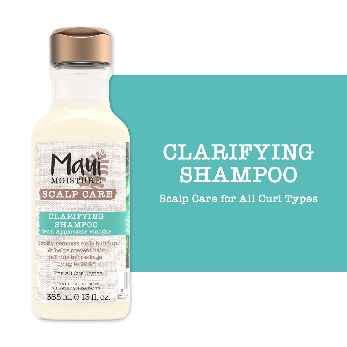 Maui Moisture Scalp Care Clarifying Shampoo with hair care products