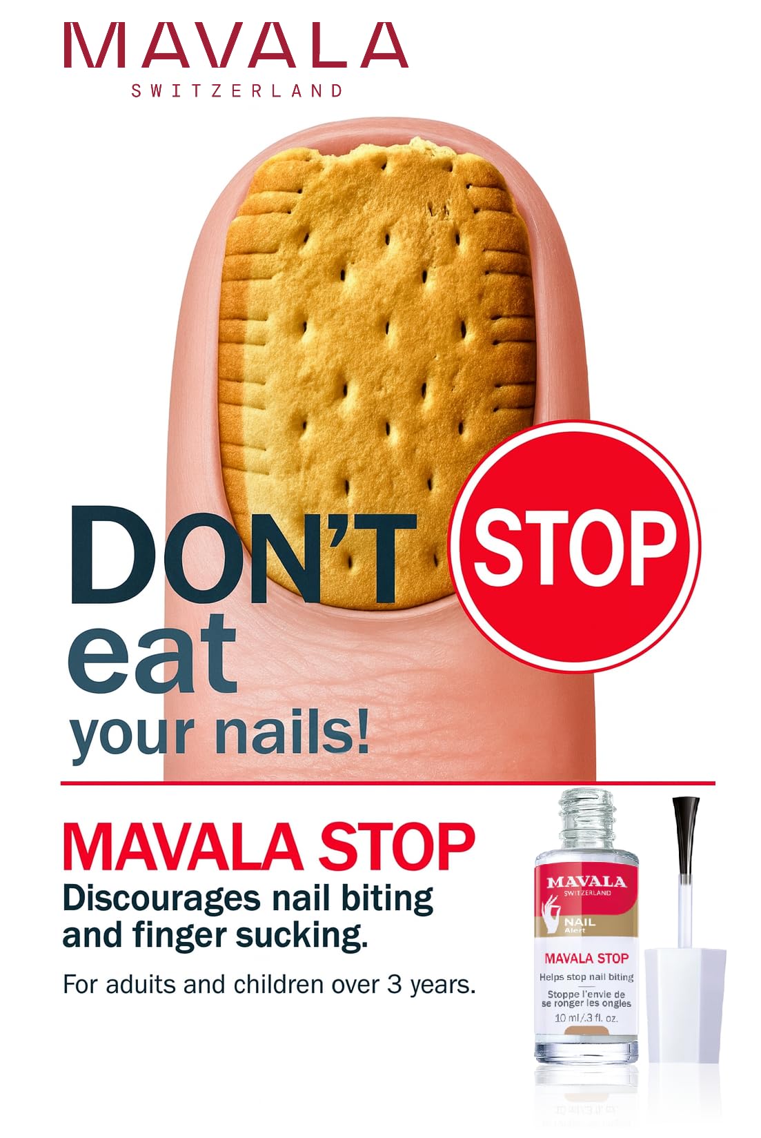 MAVALA Stop nail polish with ingredients list