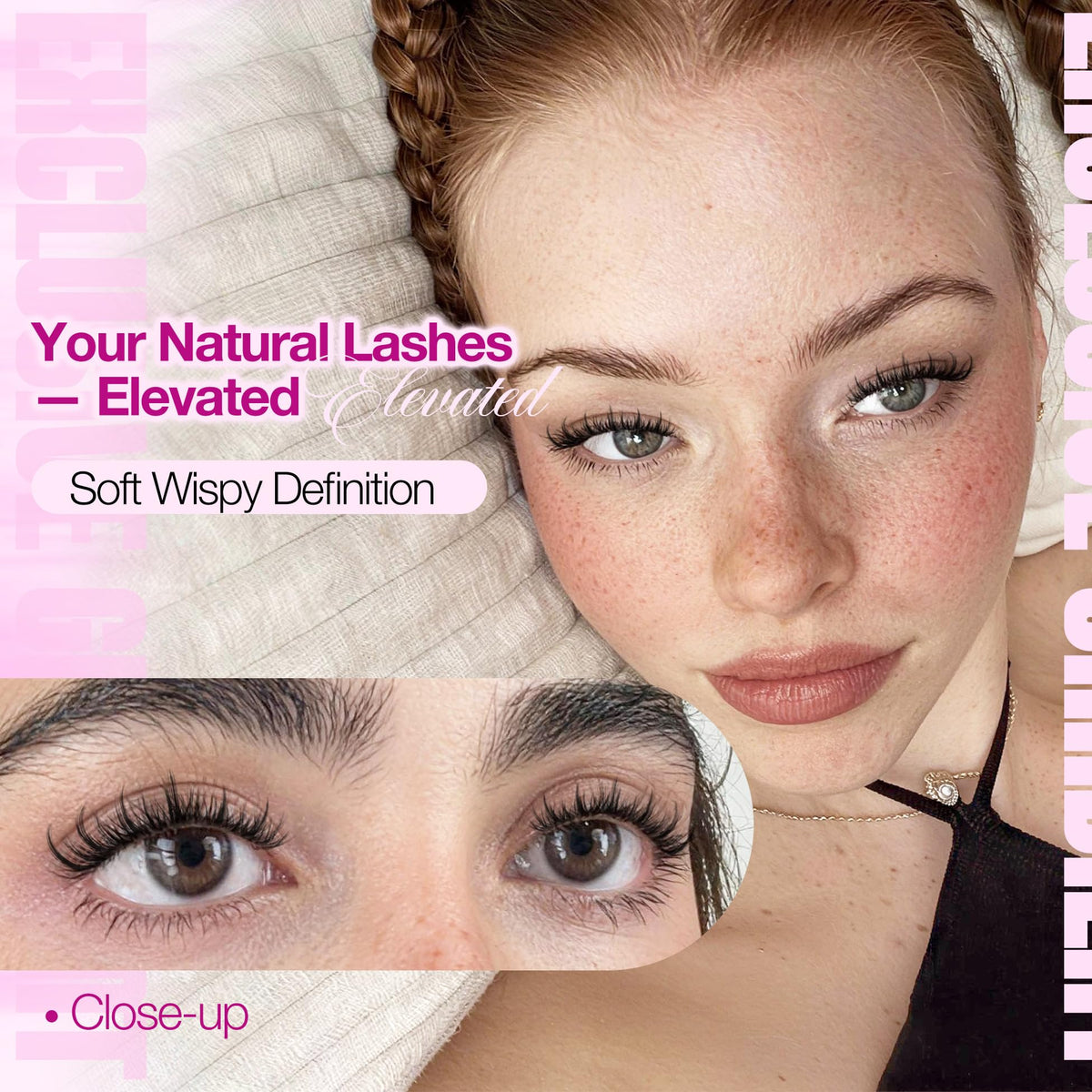 Mavphnee 10MM wispy eyelash clusters packaging