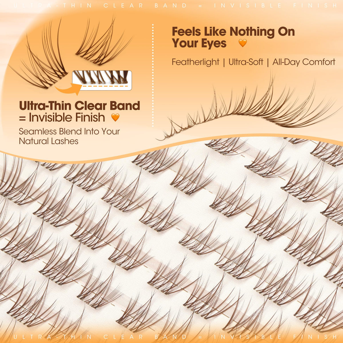 Mavphnee Brown Lash Clusters application tools