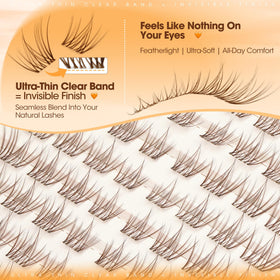 Mavphnee Brown Lash Clusters application tools