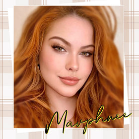Mavphnee Brown Lash Clusters lifestyle scene