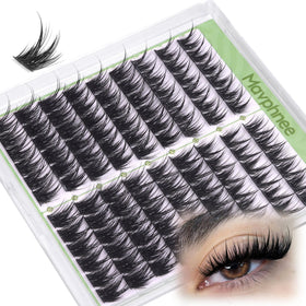 Mavphnee Cat Eye Lash Clusters 108Pcs front view