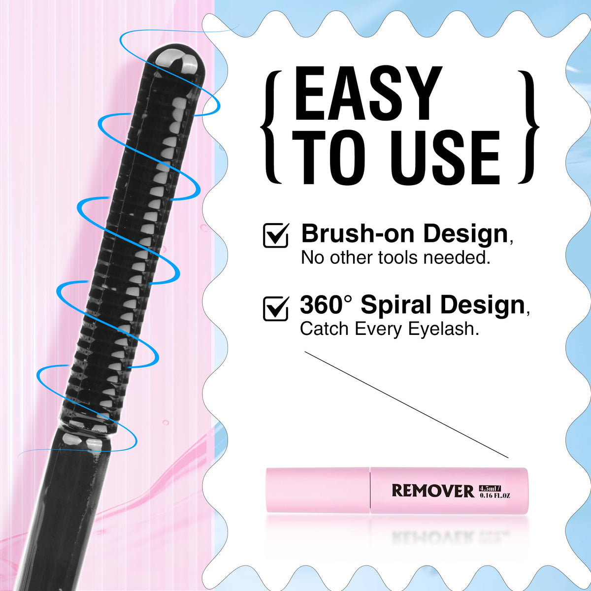 Mavphnee Cluster Lash Glue Remover 4.5ml side view