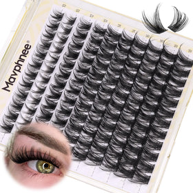 Mavphnee Eyelash Clusters with application tools