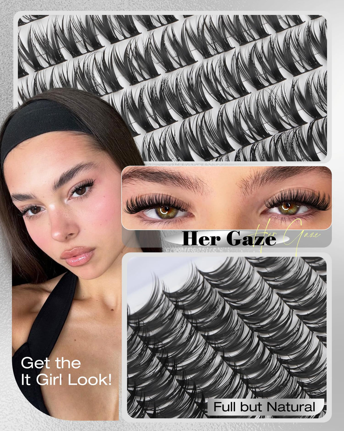 Mavphnee Flaunt Cluster Lashes 8-14MM in beauty setup